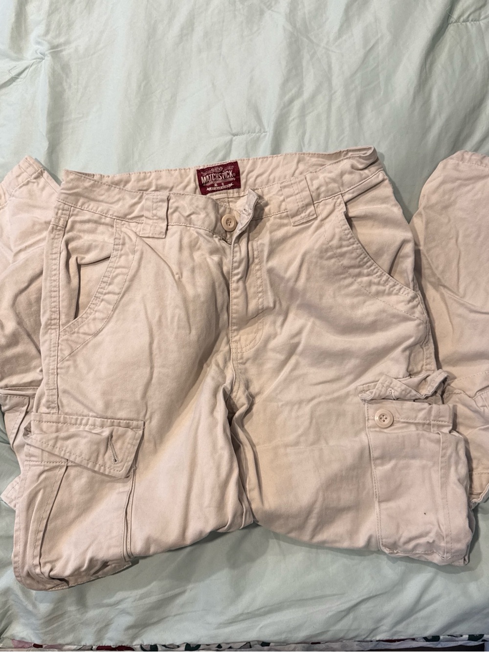 Light Beige Cargo Pants
